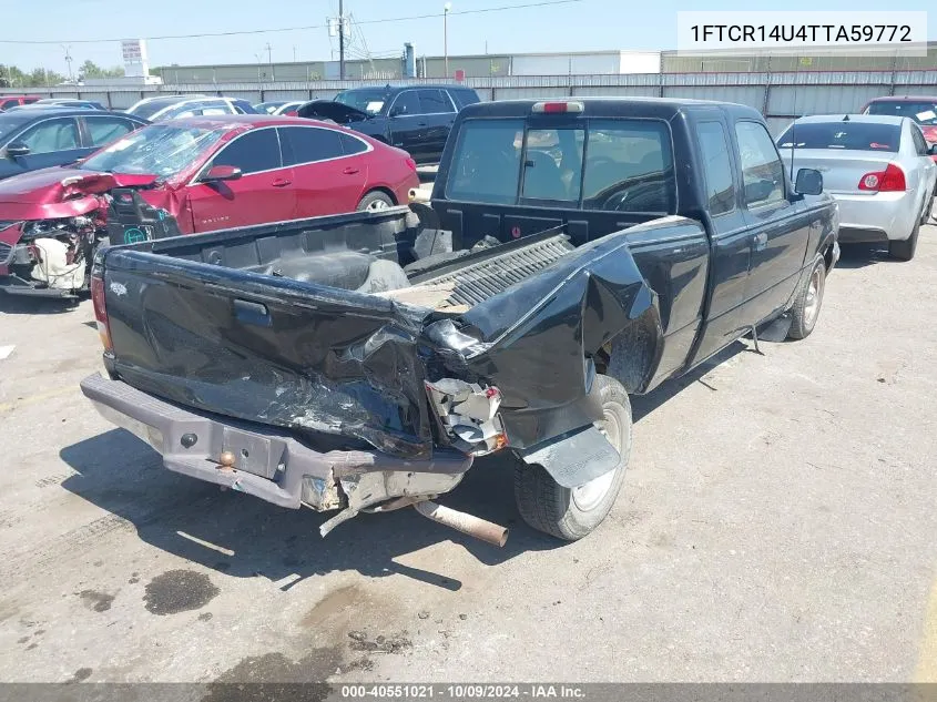 1996 Ford Ranger Super Cab VIN: 1FTCR14U4TTA59772 Lot: 40551021