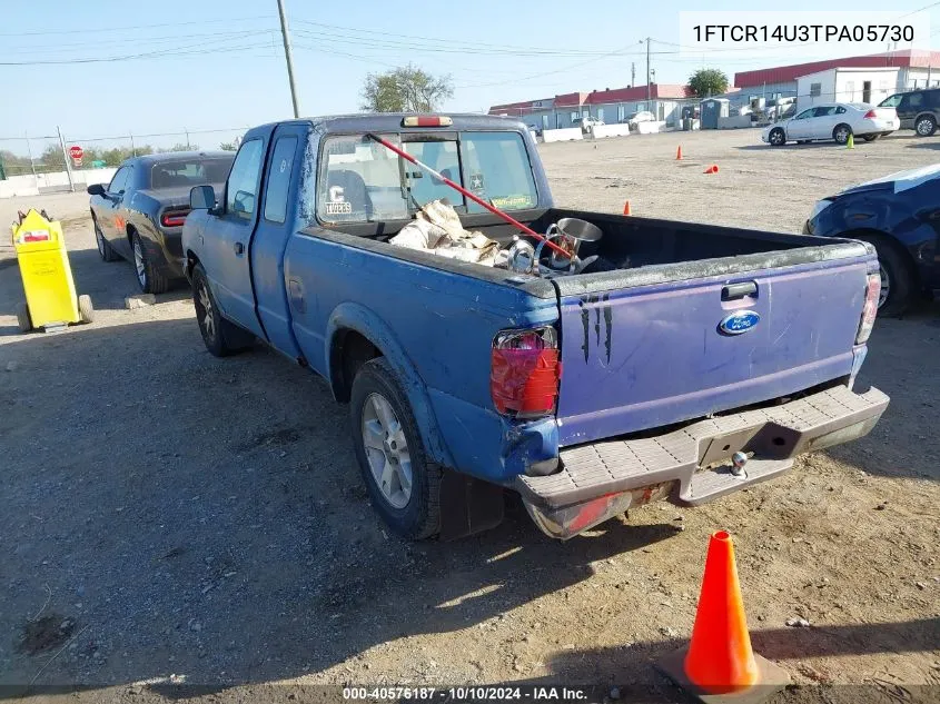 1996 Ford Ranger Super Cab VIN: 1FTCR14U3TPA05730 Lot: 40576187