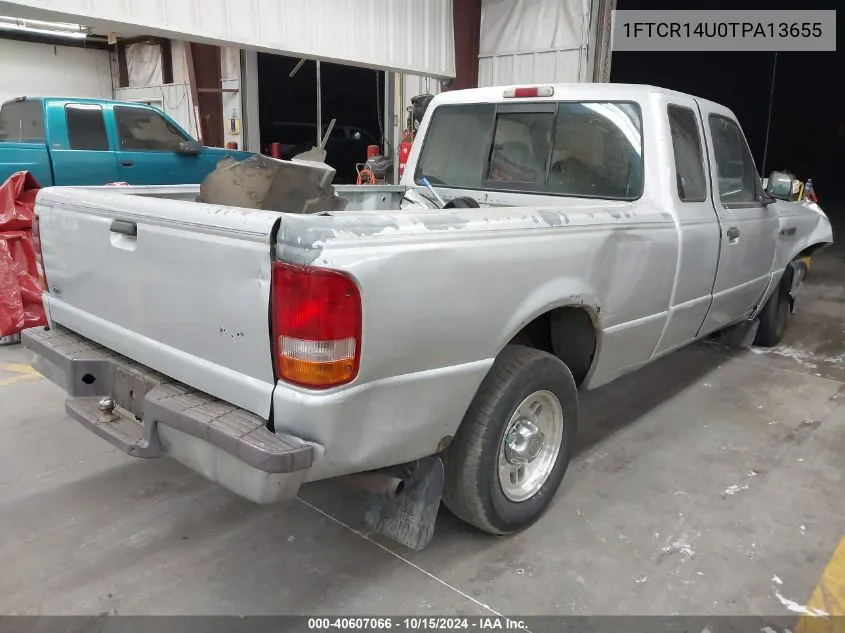 1996 Ford Ranger Super Cab VIN: 1FTCR14U0TPA13655 Lot: 40607066