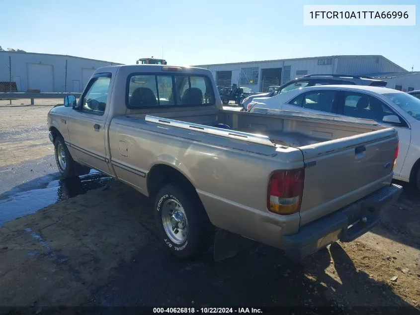 1996 Ford Ranger VIN: 1FTCR10A1TTA66996 Lot: 40626818