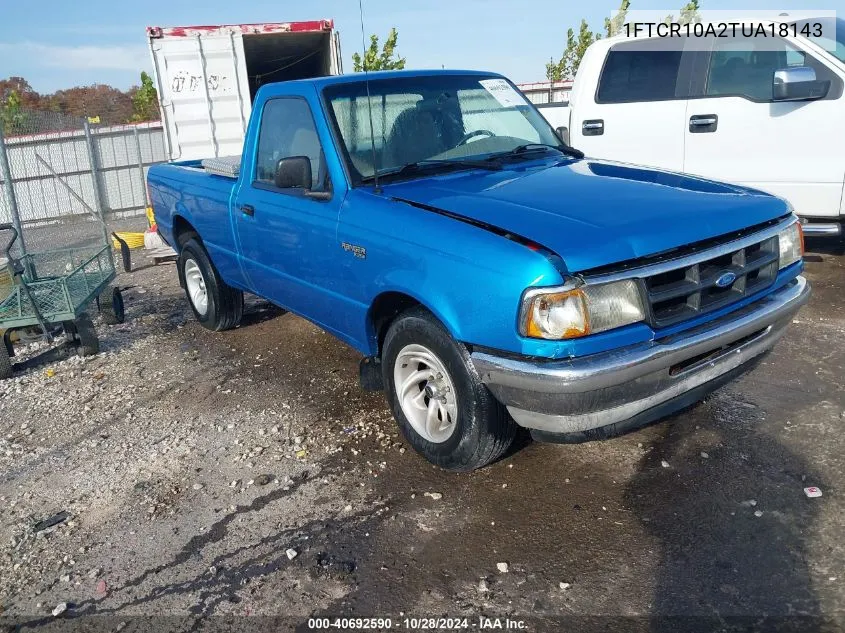 1996 Ford Ranger VIN: 1FTCR10A2TUA18143 Lot: 40692590