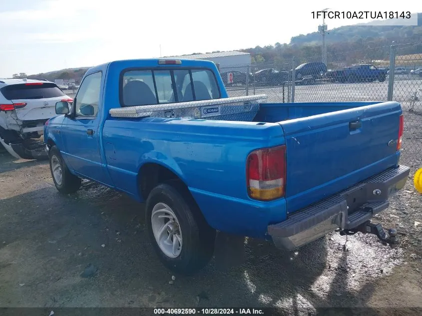 1996 Ford Ranger VIN: 1FTCR10A2TUA18143 Lot: 40692590