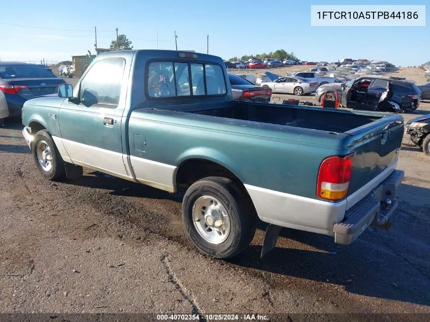 1996 Ford Ranger VIN: 1FTCR10A5TPB44186 Lot: 40702354