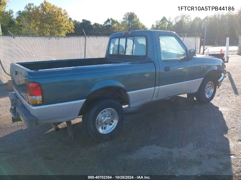 1996 Ford Ranger VIN: 1FTCR10A5TPB44186 Lot: 40702354