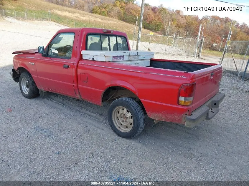 1996 Ford Ranger VIN: 1FTCR10A9TUA70949 Lot: 40705527