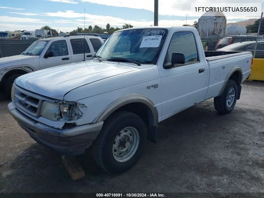 1996 Ford Ranger VIN: 1FTCR11U5TUA55650 Lot: 40718091