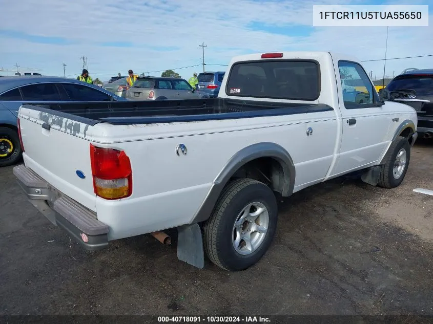 1996 Ford Ranger VIN: 1FTCR11U5TUA55650 Lot: 40718091