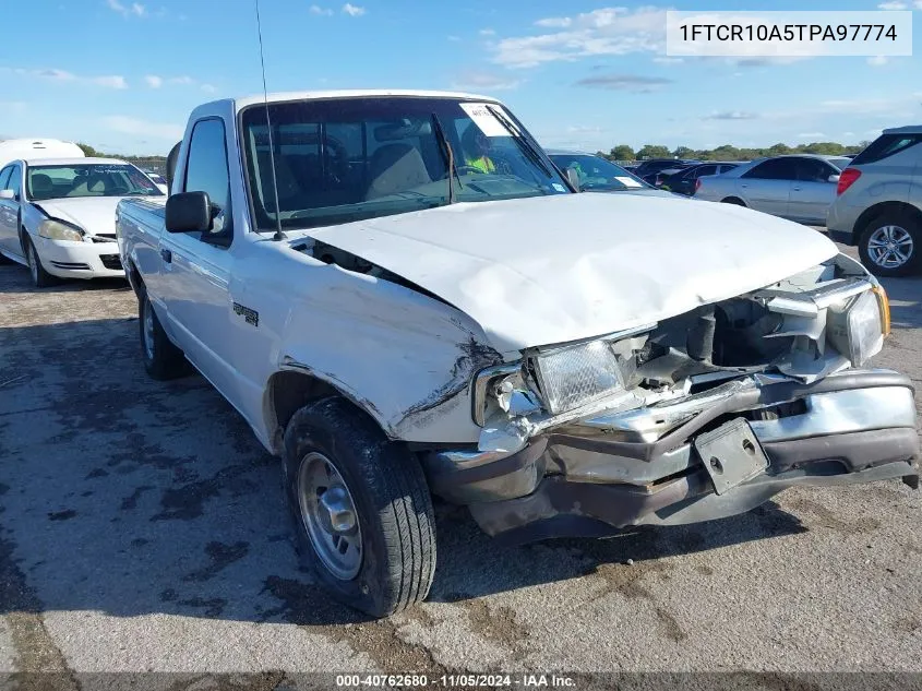 1996 Ford Ranger VIN: 1FTCR10A5TPA97774 Lot: 40762680