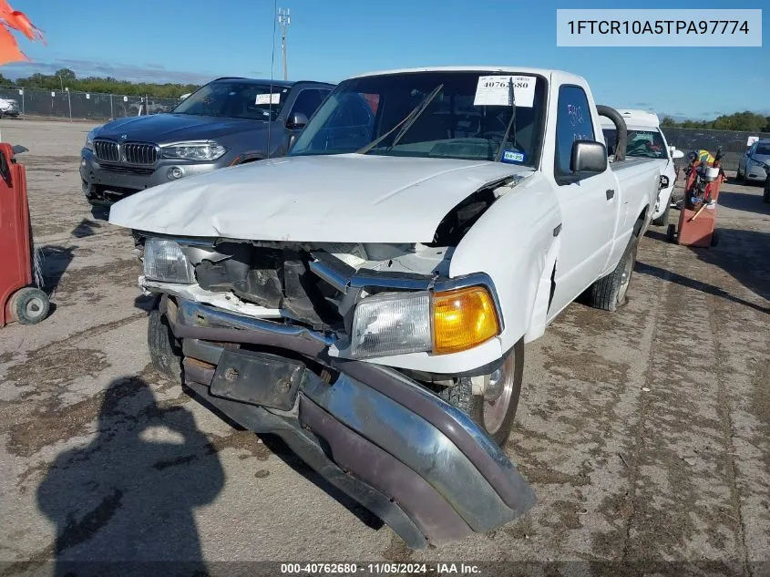 1996 Ford Ranger VIN: 1FTCR10A5TPA97774 Lot: 40762680