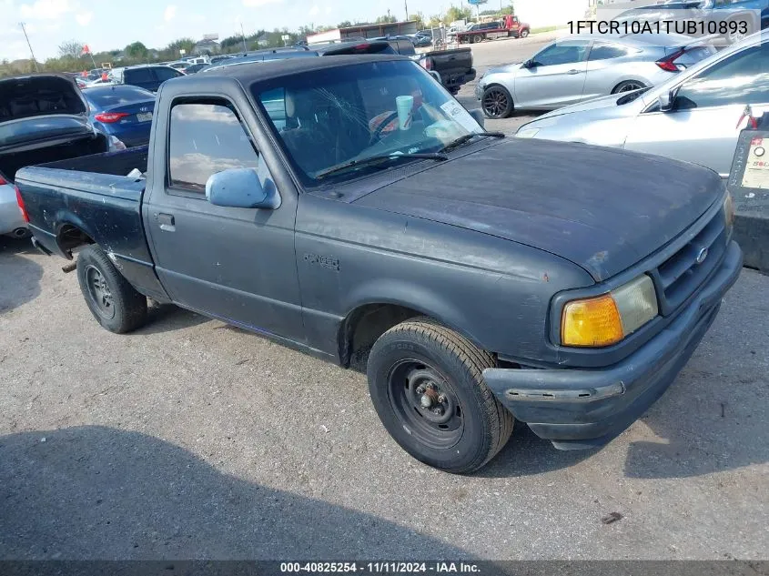 1996 Ford Ranger VIN: 1FTCR10A1TUB10893 Lot: 40825254