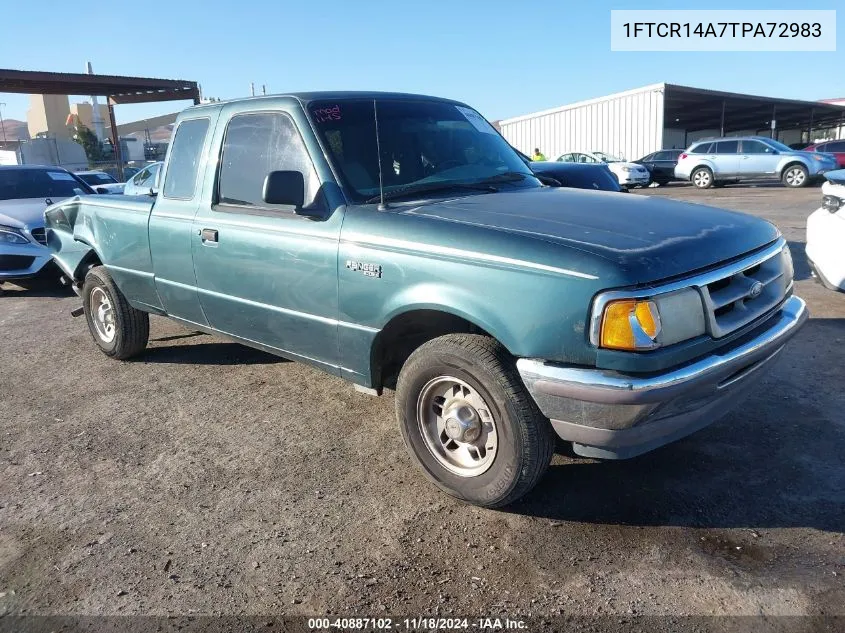 1996 Ford Ranger Super Cab VIN: 1FTCR14A7TPA72983 Lot: 40887102