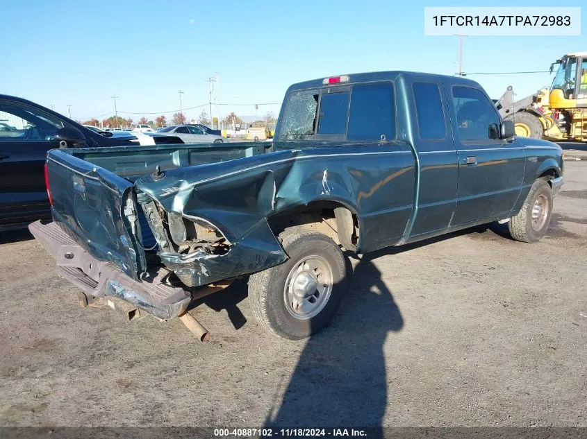 1996 Ford Ranger Super Cab VIN: 1FTCR14A7TPA72983 Lot: 40887102