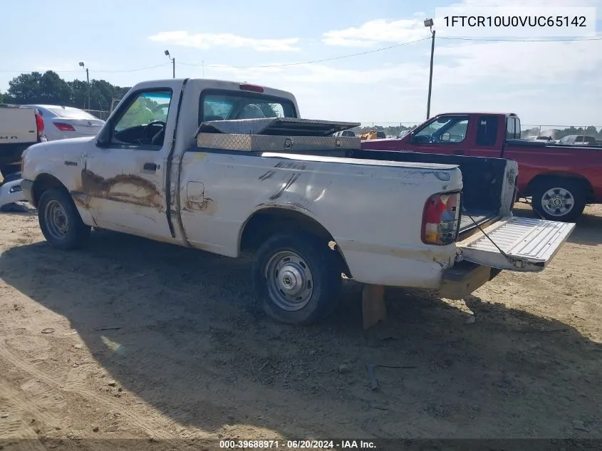 1997 Ford Ranger Splash/Xl/Xlt VIN: 1FTCR10U0VUC65142 Lot: 39688971