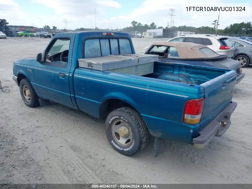 1997 Ford Ranger Splash/Xl/Xlt VIN: 1FTCR10A8VUC01324 Lot: 40240107