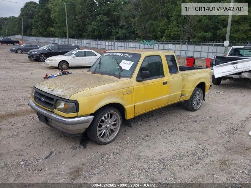 1997 Ford Ranger Splash/Xl/Xlt VIN: 1FTCR14U1VPA42701 Lot: 40242602