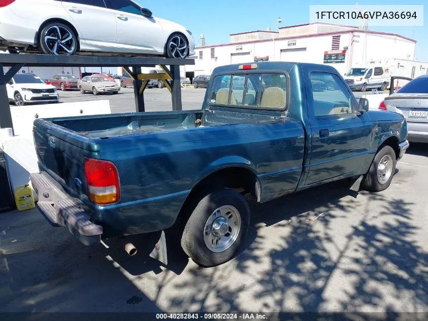 1997 Ford Ranger Splash/Xl/Xlt VIN: 1FTCR10A6VPA36694 Lot: 40282843