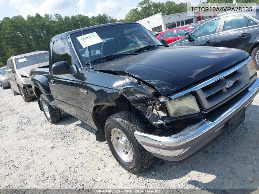 1997 Ford Ranger Splash/Xl/Xlt VIN: 1FTCR10A4VPA78135 Lot: 40305823