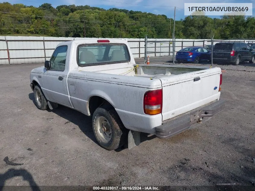 1997 Ford Ranger Splash/Xl/Xlt VIN: 1FTCR10A0VUB82669 Lot: 40328017