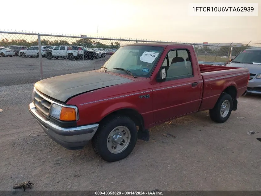 1997 Ford Ranger Splash/Xl/Xlt VIN: 1FTCR10U6VTA62939 Lot: 40353828