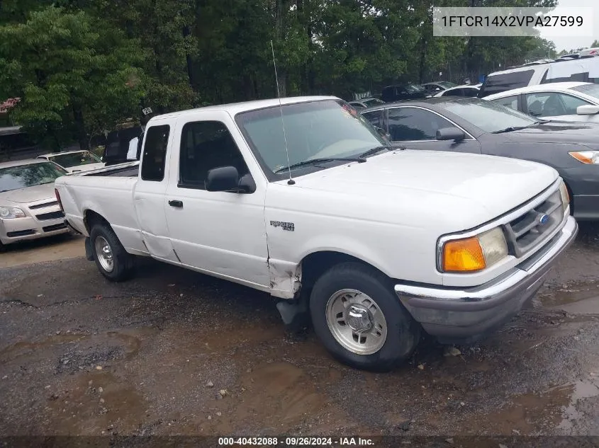 1997 Ford Ranger Splash/Xlt VIN: 1FTCR14X2VPA27599 Lot: 40432088