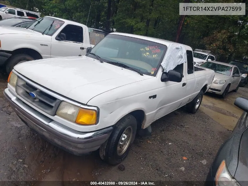 1997 Ford Ranger Splash/Xlt VIN: 1FTCR14X2VPA27599 Lot: 40432088