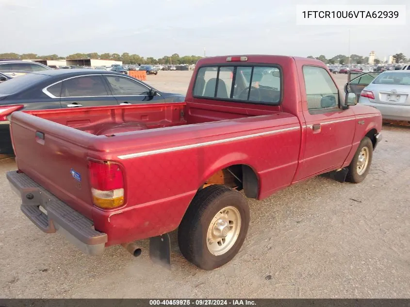 1997 Ford Ranger Splash/Xl/Xlt VIN: 1FTCR10U6VTA62939 Lot: 40459975