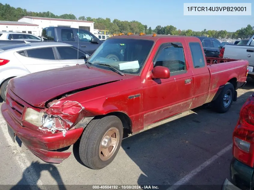 1997 Ford Ranger Splash/Xl/Xlt VIN: 1FTCR14U3VPB29001 Lot: 40504192