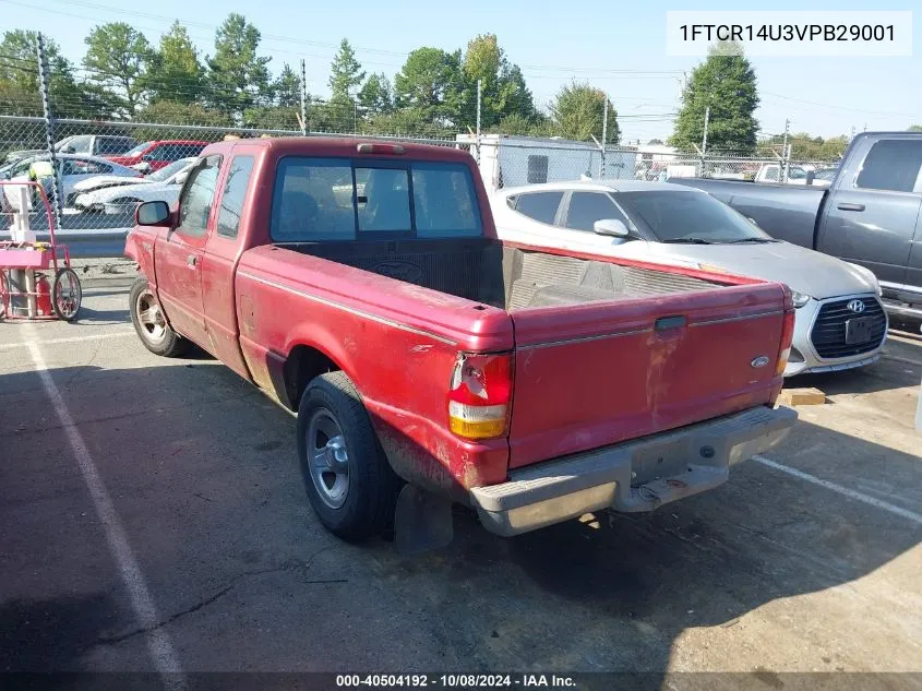 1997 Ford Ranger Splash/Xl/Xlt VIN: 1FTCR14U3VPB29001 Lot: 40504192