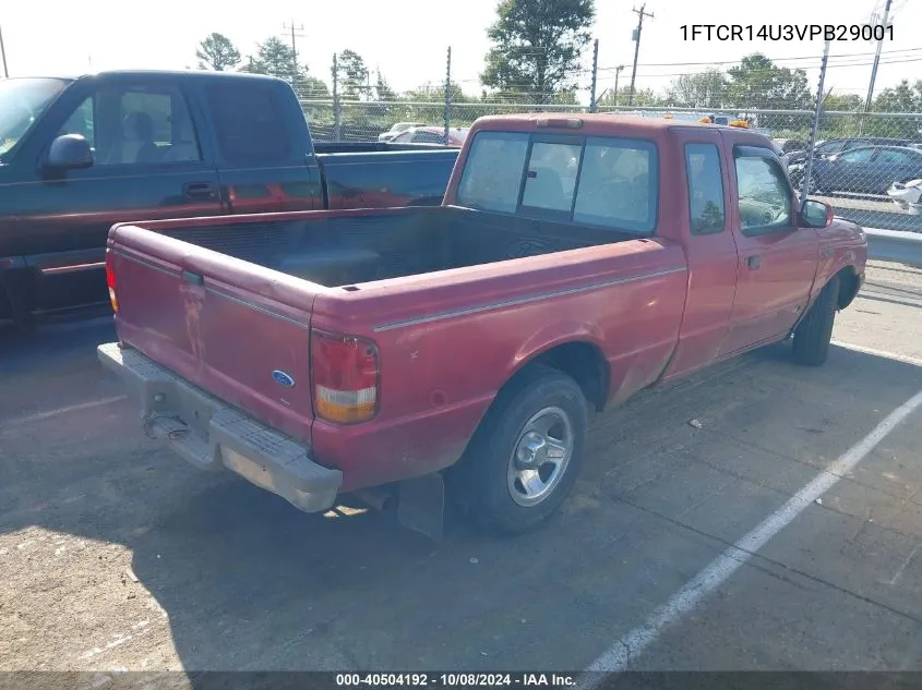 1997 Ford Ranger Splash/Xl/Xlt VIN: 1FTCR14U3VPB29001 Lot: 40504192