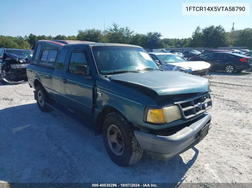 1997 Ford Ranger Super Cab VIN: 1FTCR14X5VTA58790 Lot: 40530296