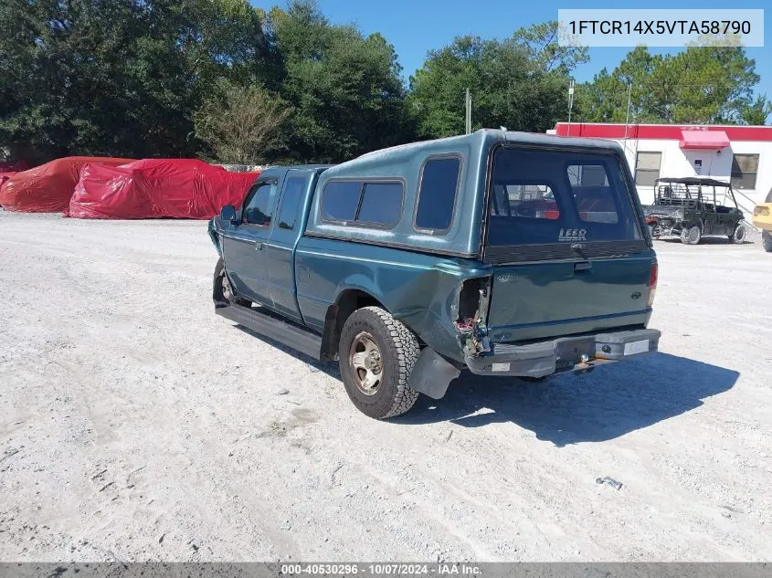 1997 Ford Ranger Super Cab VIN: 1FTCR14X5VTA58790 Lot: 40530296