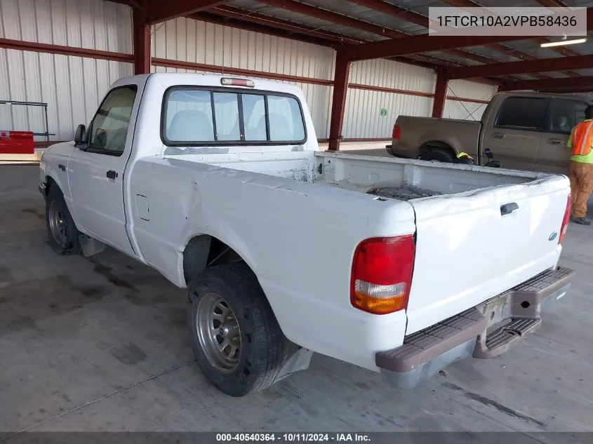 1997 Ford Ranger VIN: 1FTCR10A2VPB58436 Lot: 40540364