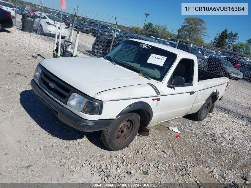 1997 Ford Ranger Splash/Xl/Xlt VIN: 1FTCR10A6VUB16384 Lot: 40546665