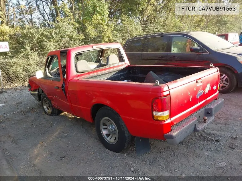 1997 Ford Ranger VIN: 1FTCR10A7VUB91563 Lot: 40573751