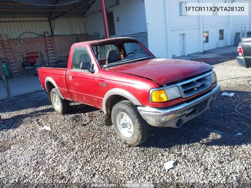 1997 Ford Ranger Splash/Stx/Xlt VIN: 1FTCR11X2VTA28120 Lot: 40633893