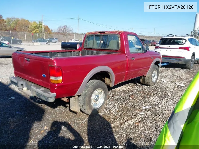 1997 Ford Ranger Splash/Stx/Xlt VIN: 1FTCR11X2VTA28120 Lot: 40633893