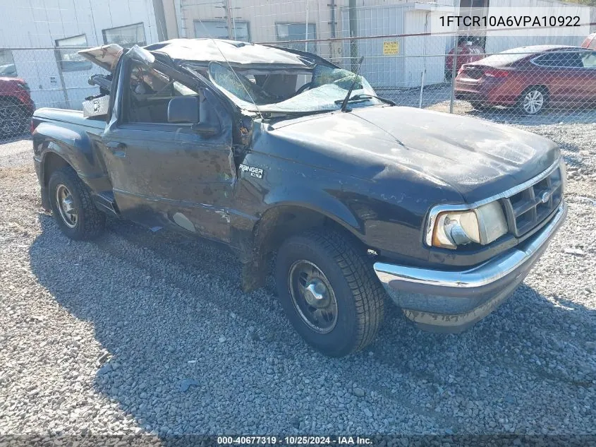 1997 Ford Ranger Splash/Xl/Xlt VIN: 1FTCR10A6VPA10922 Lot: 40677319