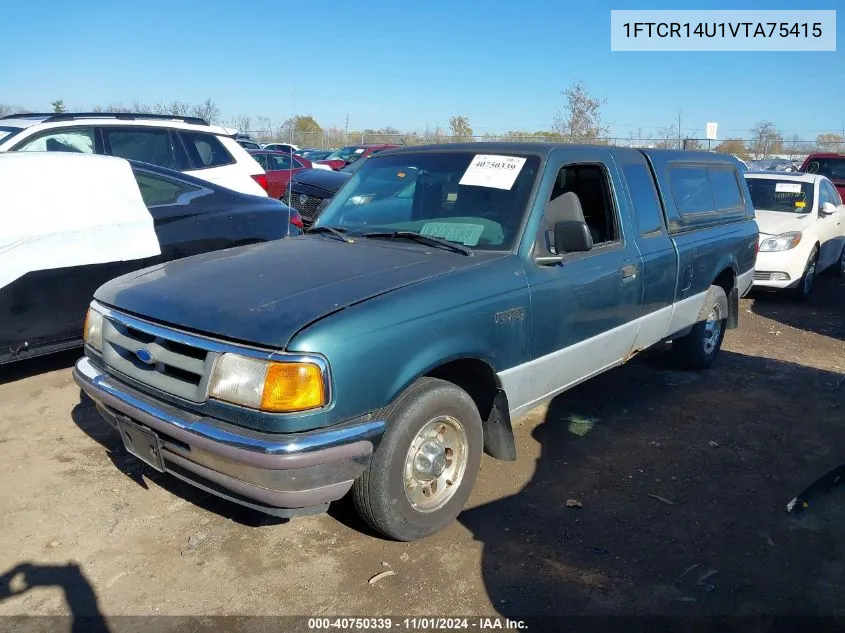 1997 Ford Ranger Splash/Xl/Xlt VIN: 1FTCR14U1VTA75415 Lot: 40750339