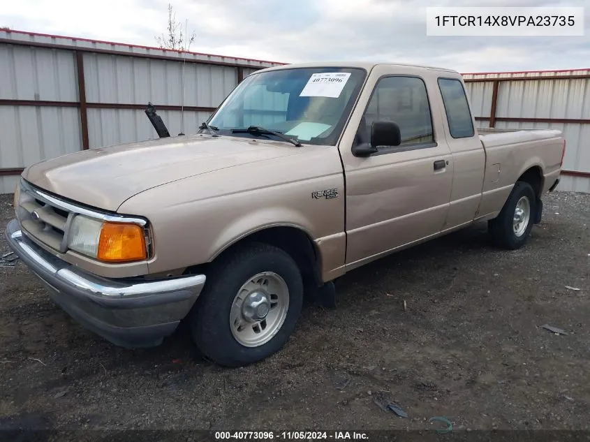 1997 Ford Ranger Splash/Xlt VIN: 1FTCR14X8VPA23735 Lot: 40773096