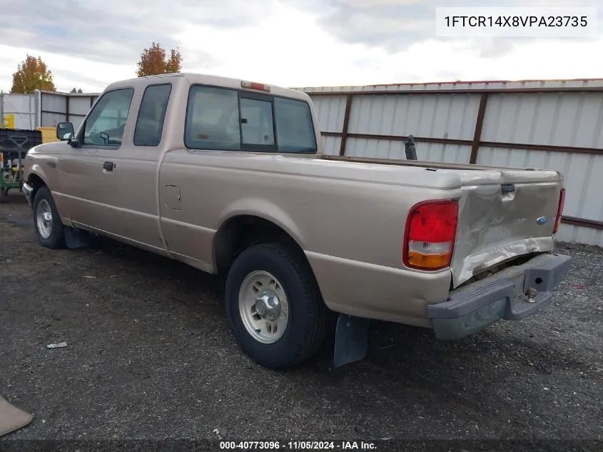 1997 Ford Ranger Splash/Xlt VIN: 1FTCR14X8VPA23735 Lot: 40773096