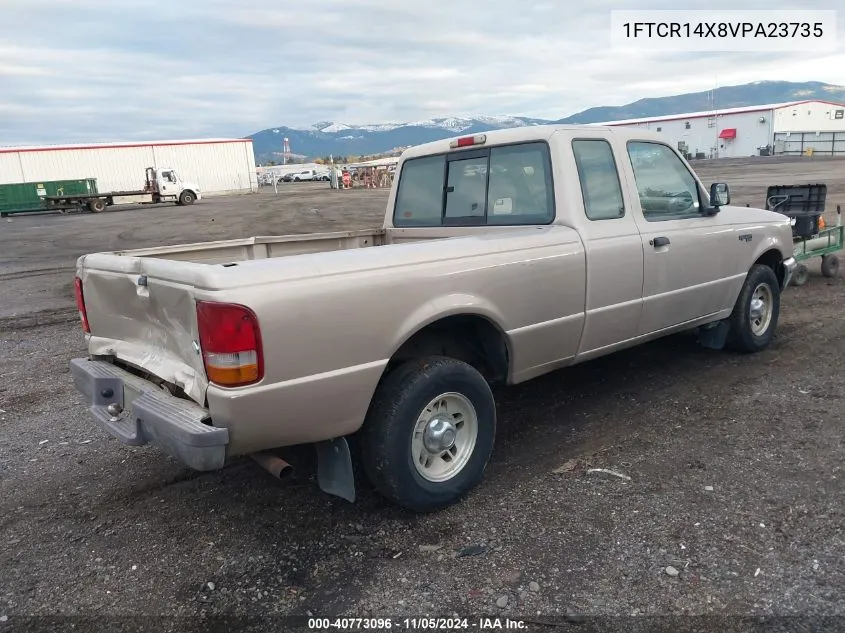 1997 Ford Ranger Splash/Xlt VIN: 1FTCR14X8VPA23735 Lot: 40773096