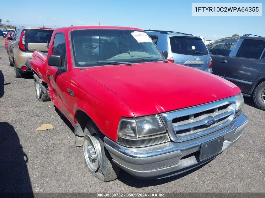 1998 Ford Ranger Splash/Xl/Xlt VIN: 1FTYR10C2WPA64355 Lot: 39368732