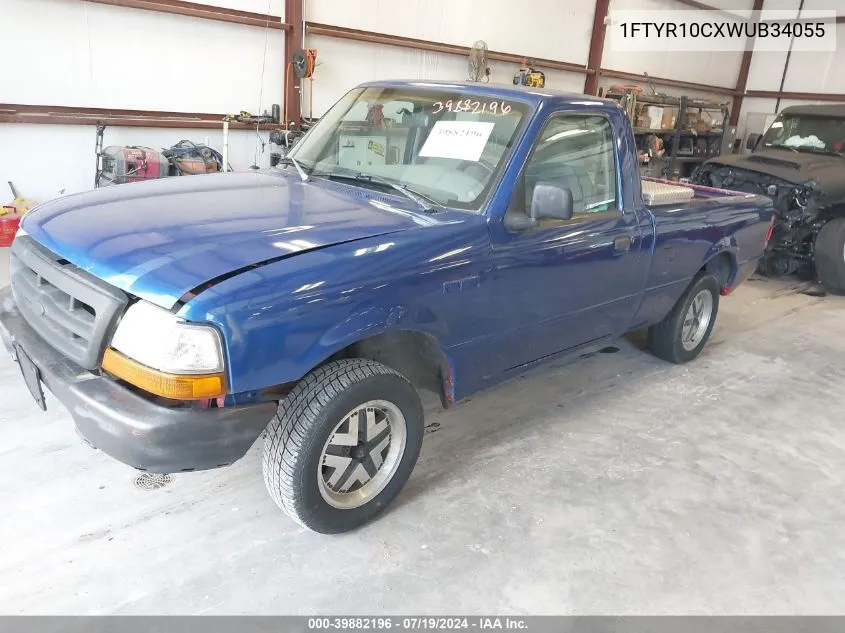 1FTYR10CXWUB34055 1998 Ford Ranger Splash/Xl/Xlt