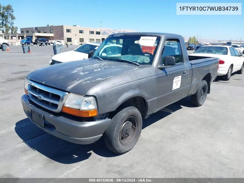 1FTYR10C7WUB34739 1998 Ford Ranger Splash/Xl/Xlt