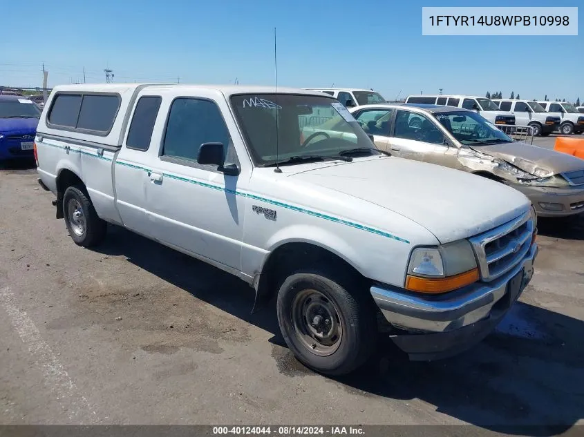 1998 Ford Ranger Splash/Xl/Xlt VIN: 1FTYR14U8WPB10998 Lot: 40124044