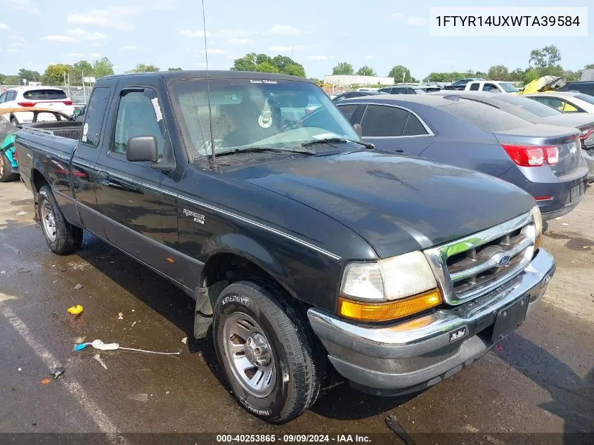 1998 Ford Ranger Splash/Xl/Xlt VIN: 1FTYR14UXWTA39584 Lot: 40253865