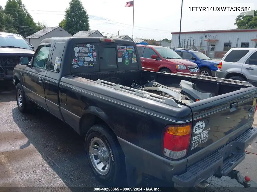 1998 Ford Ranger Splash/Xl/Xlt VIN: 1FTYR14UXWTA39584 Lot: 40253865