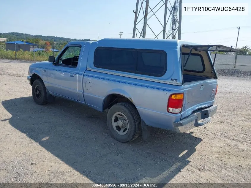 1998 Ford Ranger Splash/Xl/Xlt VIN: 1FTYR10C4WUC64428 Lot: 40348556