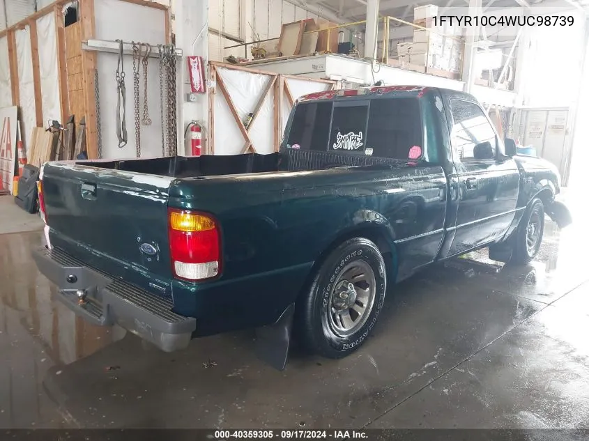 1FTYR10C4WUC98739 1998 Ford Ranger Splash/Xl/Xlt