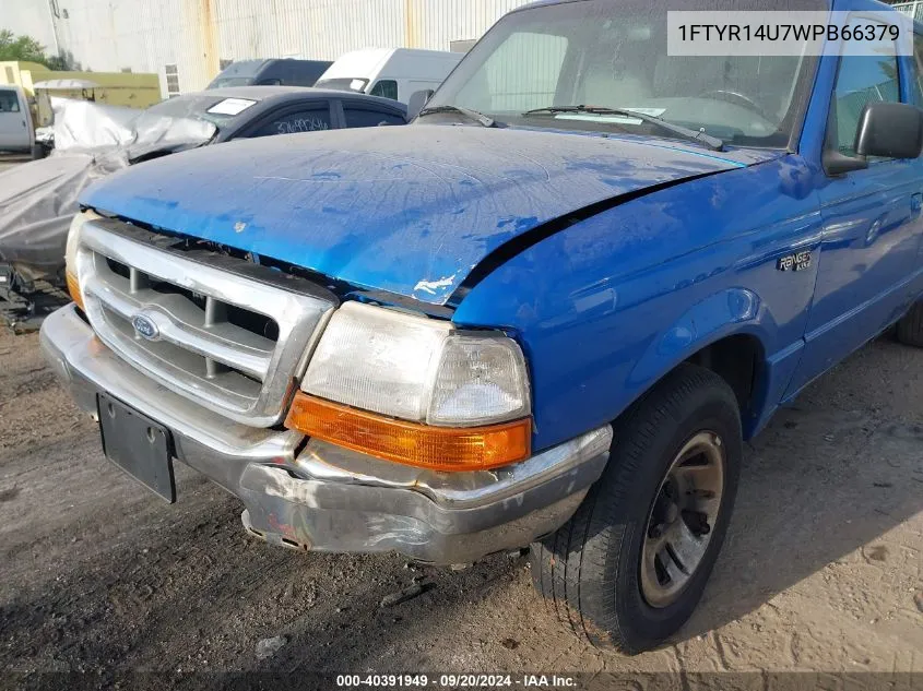 1998 Ford Ranger Splash/Xl/Xlt VIN: 1FTYR14U7WPB66379 Lot: 40391949